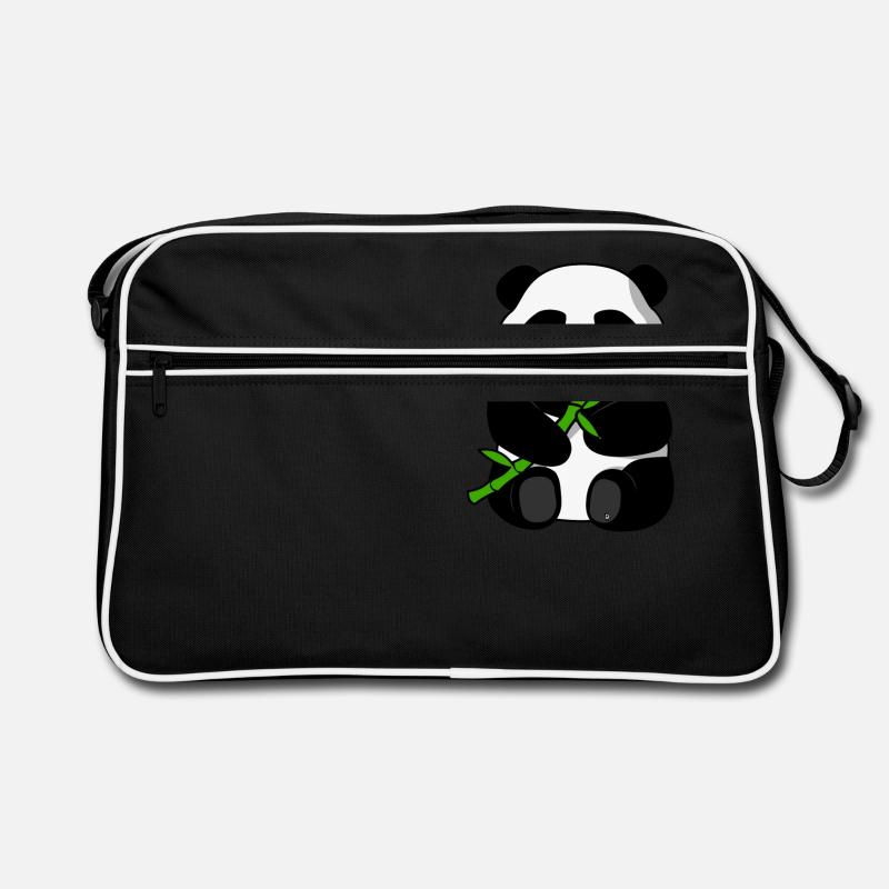 PandaLena mangeant un panda Sac Retro