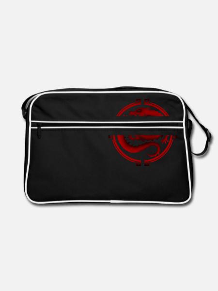 chinese - Sac Retro - noir/blanc - Devant