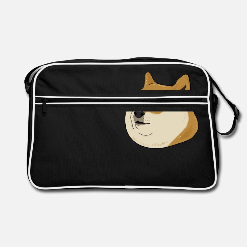 Doggo meme Retro Tasche