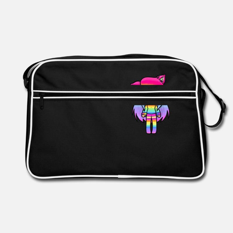 Regenbogen Gacha Mädchen Retro Tasche
