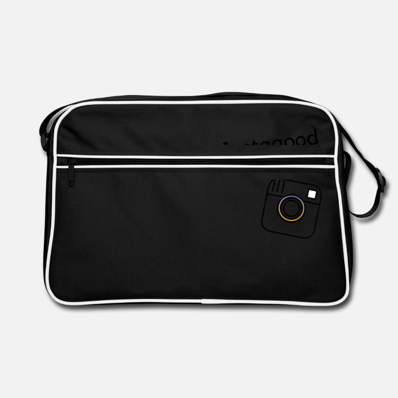 #Instagood - Retro Bag - black/white