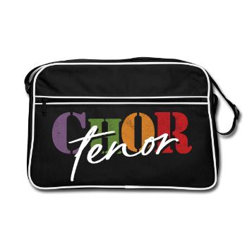 Chorus Tenor - Retro Bag - black/white - Front