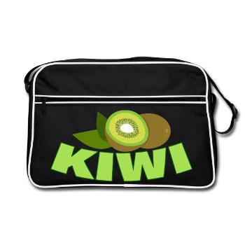 Kiwi - Sac Retro - noir/blanc - Devant