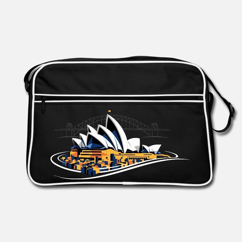 Sydney Opera Harbour Bridge Retro Bag