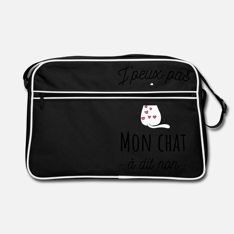 J'peux pas mon chat à dit non, humour de chat Sac Retro
