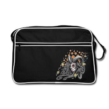 Goddess of Autumn - Sac Retro - noir/blanc - Devant