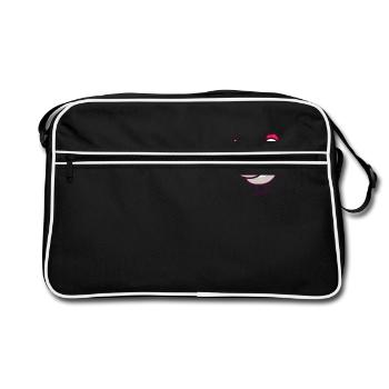 poulet - Sac Retro - noir/blanc - Devant