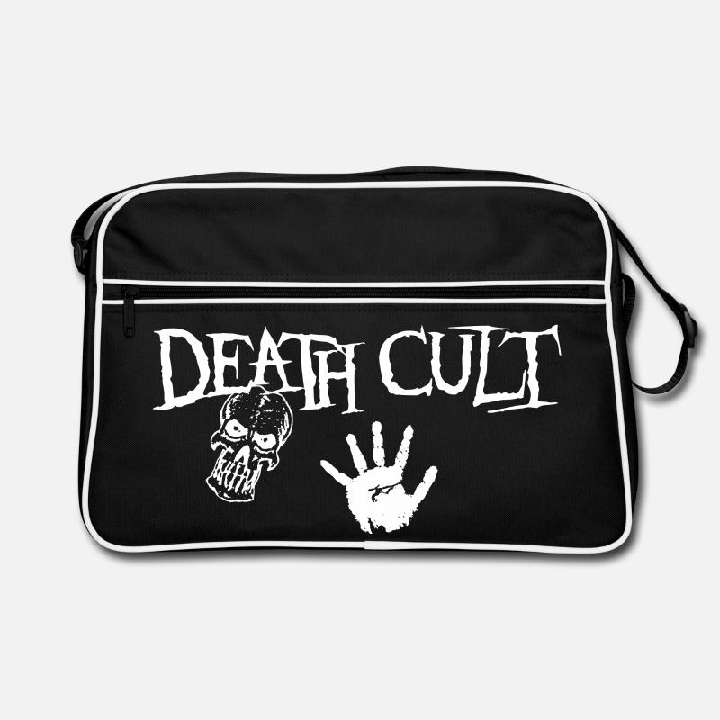 Culte de la mort, conception de crâne Sac Retro