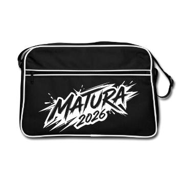 Matura 2026 - Retro Bag - black/white - Front