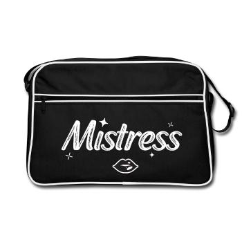 Mistress Pin-Up Logo - Sac Retro - noir/blanc - Devant