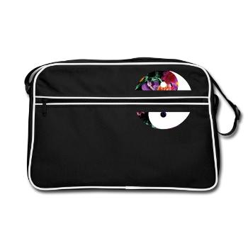 Natural yin-yang - Retro Bag - black/white - Front