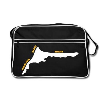 Fischland Darss Zingst (DIY) - Retro Bag - black/white - Front
