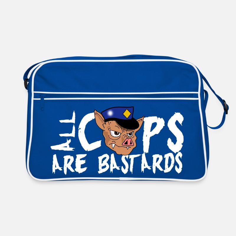 Cops sind scheiße ! Retro Tasche