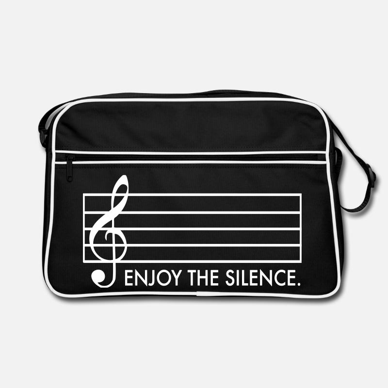 Écoute le silence Sac Retro
