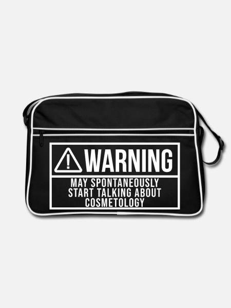 Cosmetology Cosmetology Cosmetology - Retro Bag - black/white - Front