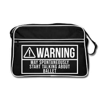 Ballet Ballet Ballet - Sac Retro - noir/blanc - Devant