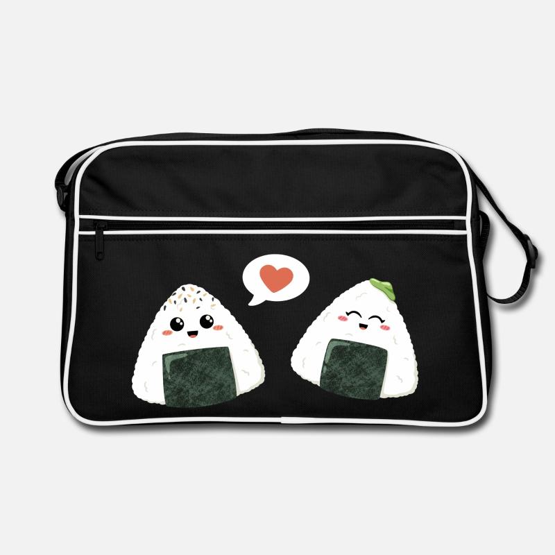 Onigiri Couple Love Retro Bag
