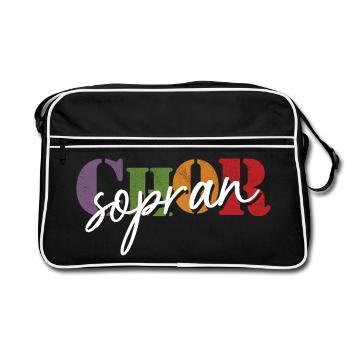 Choir Soprano - Retro Bag - black/white - Front