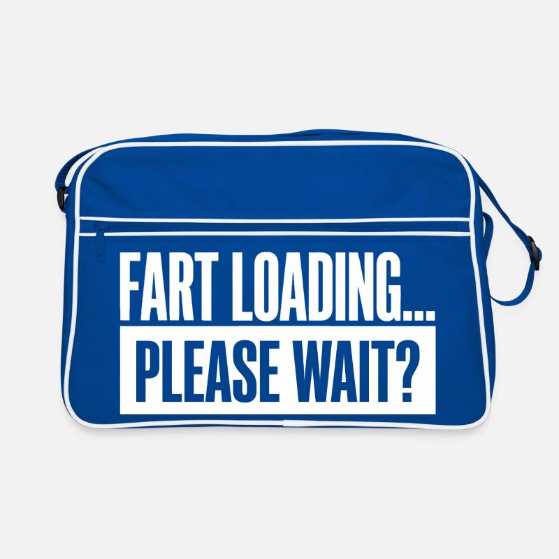 Fart Loading Please Wait Furz Lustig Retro Tasche