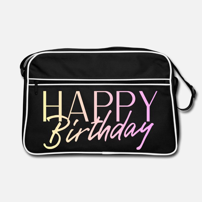 Bon anniversaire Sac Retro