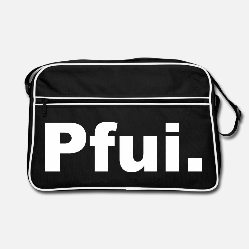 PFUI Statemant T-Shirt Retro Tasche