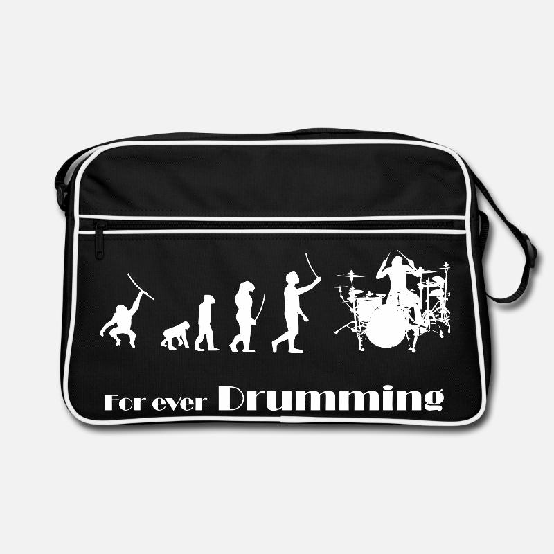 Evolution - Pour toujours jouer du tambour Sac Retro