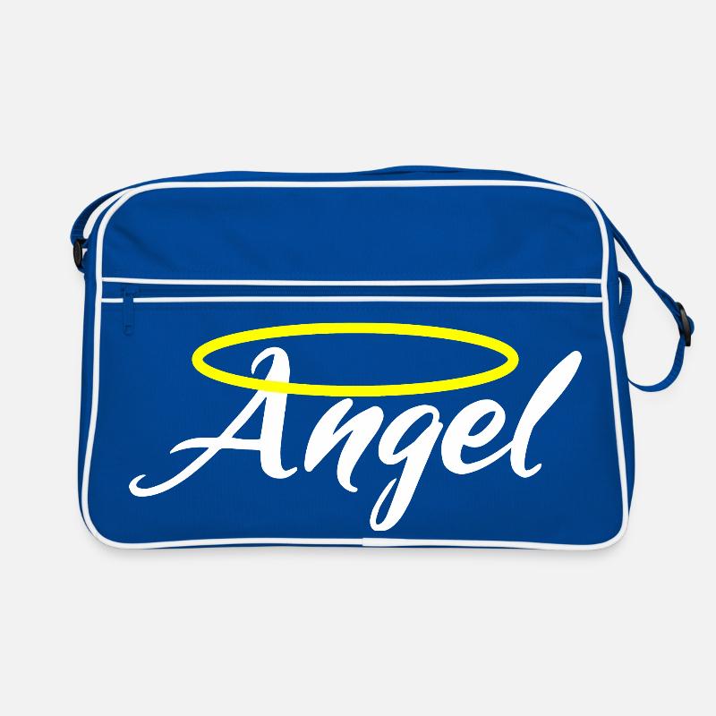 Ich bin ein Engel - Angel Retro Tasche