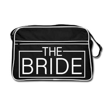 The Bride - Cool Matching Engagement Nappe - Sac Retro - noir/blanc - Devant