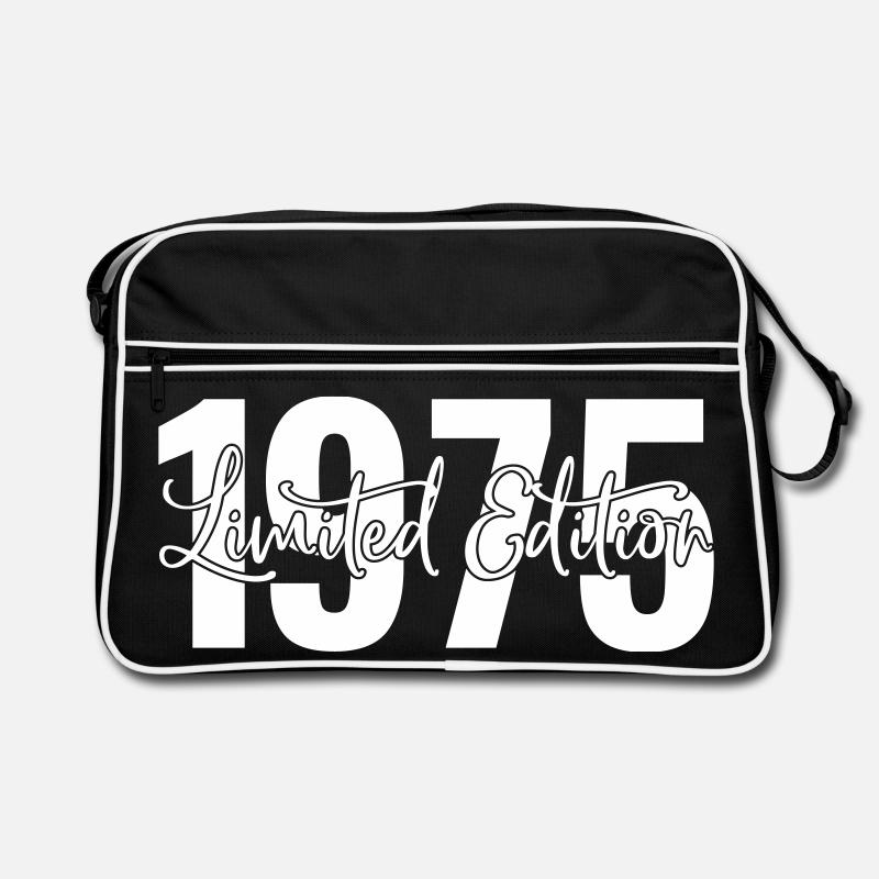 Limited Edition 1975 - Retro Tasche - Schwarz/Weiß