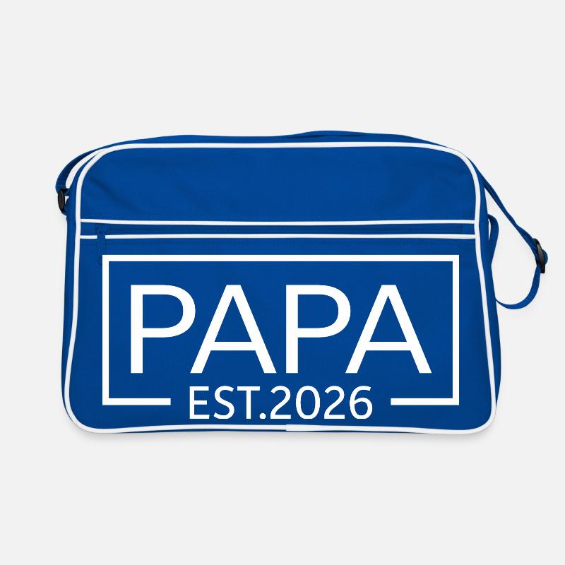 Papa 2026 Papi since 2026 Papa est 2026 Retro Tasche