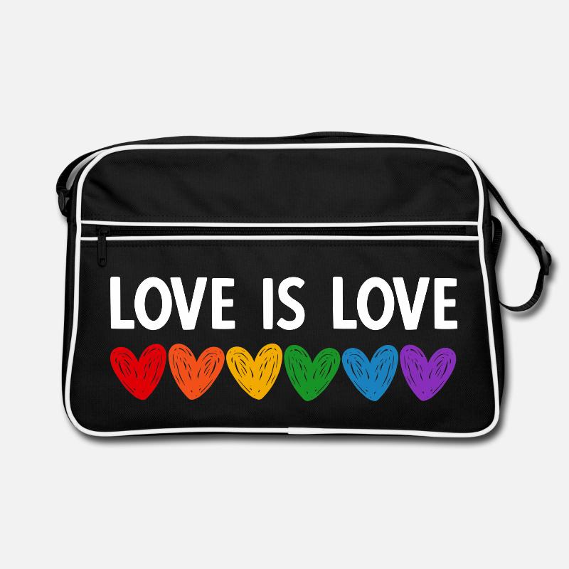 Love is love Retro Bag