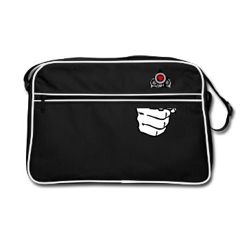 love shot - Sac Retro - noir/blanc - Devant