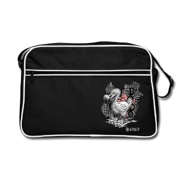 DODO 2022 - Retro Bag - black/white - Front