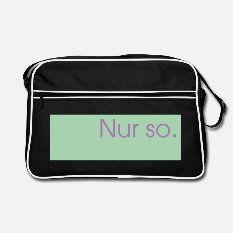 Nur so.  Retro Tasche