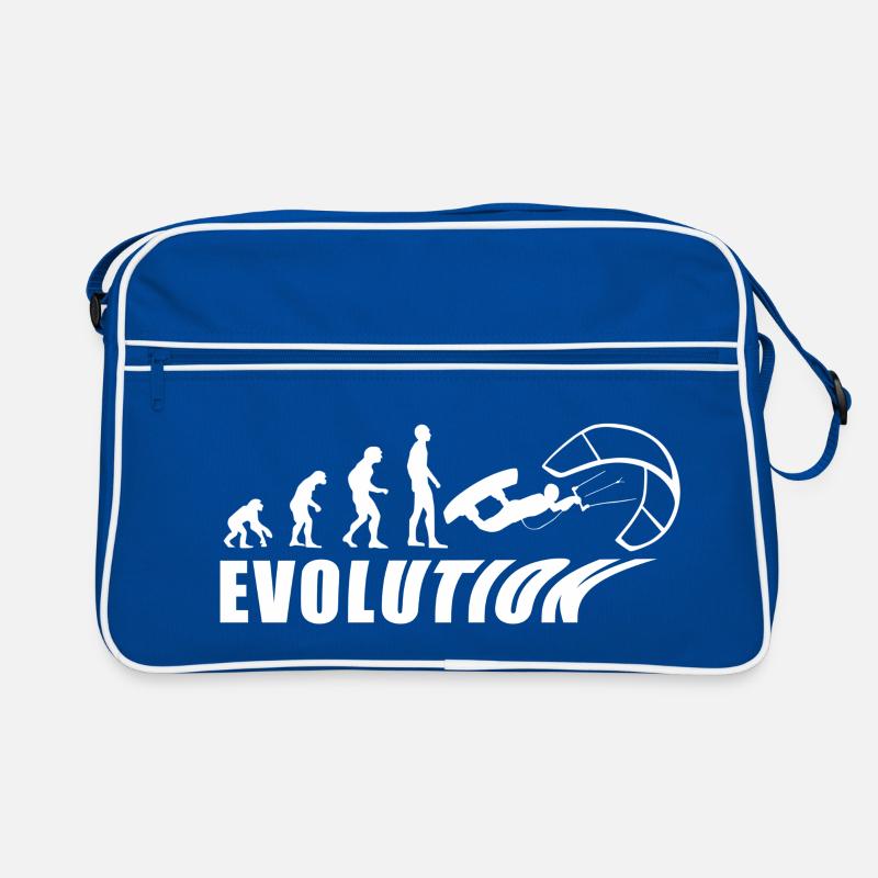 EVOLUTION KITESURF Urlaub Meer Geschenk Retro Tasche
