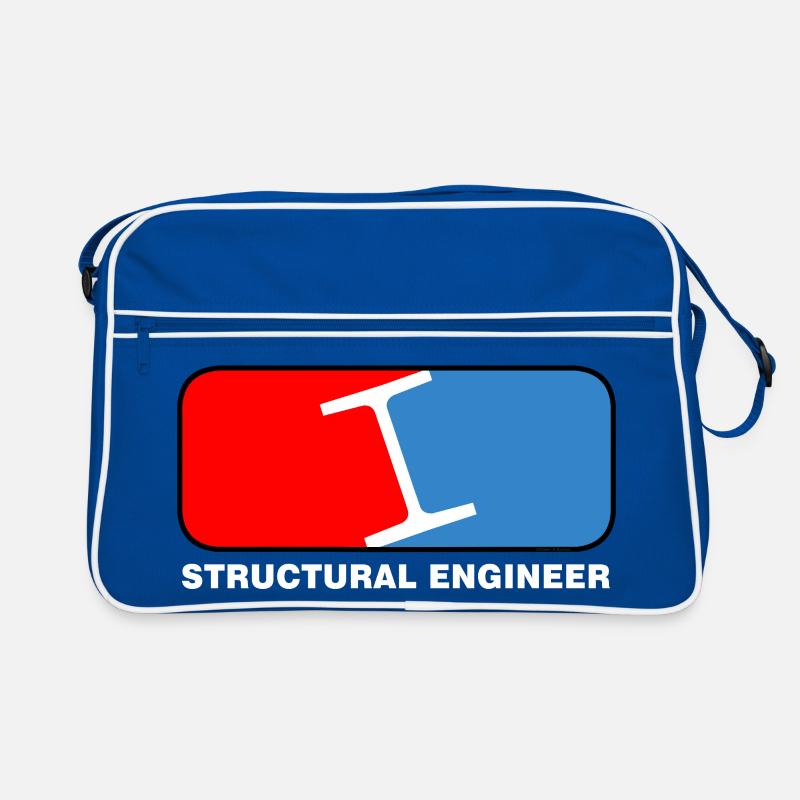 Structural Engineer League White Text Retro Bag