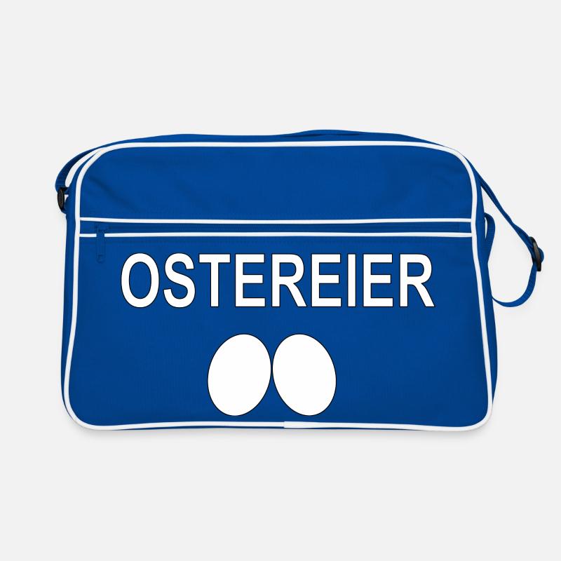 Ostereier -Design 2 Eier Geschenk Retro Tasche