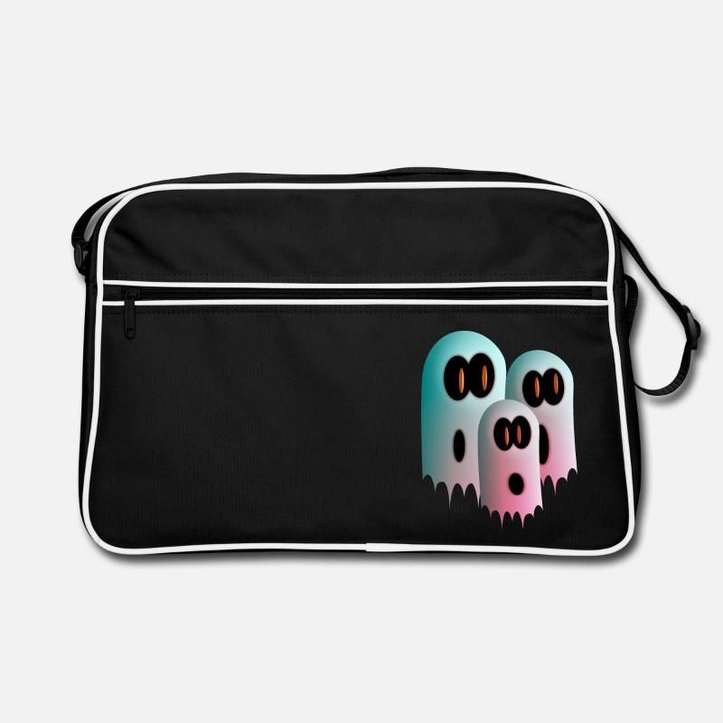 Fantômes - Sac Retro - noir/blanc