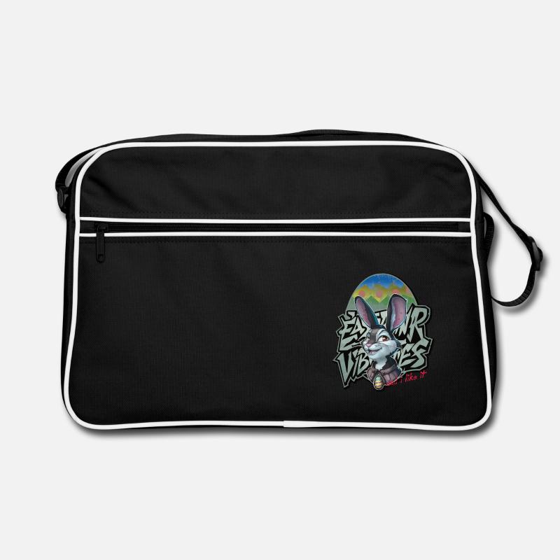 Easter Bunny Easter Spring Feelings Graffiti Gift Retro Bag