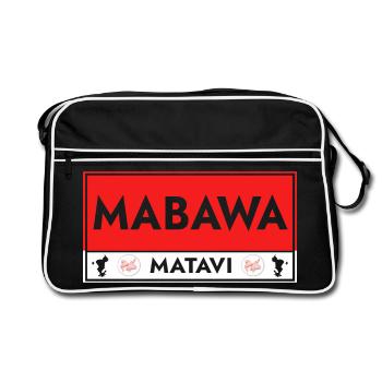 Mayotte - Retro Bag - black/white - Front