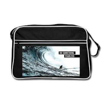 Do Something Fearless - Retro Bag - black/white - Front