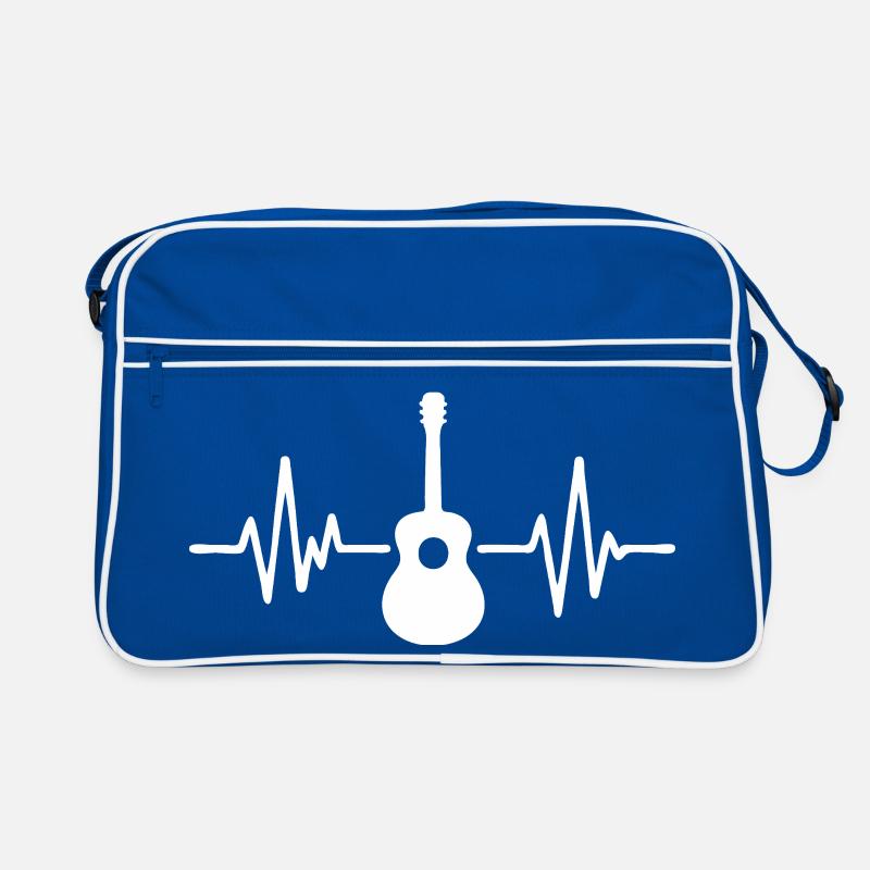 Guitar Pulse Silhouette Retro Bag