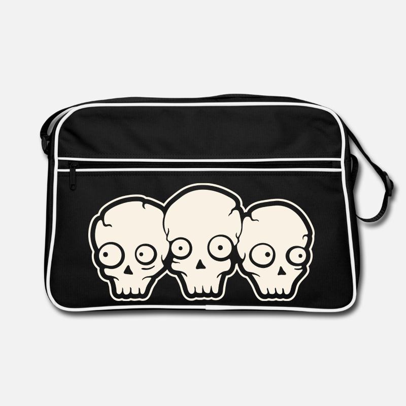 Totenkopf Retro Tasche