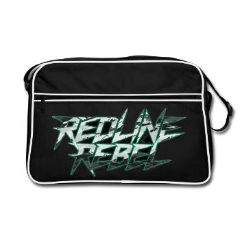 Redline Rebel Saying Design for PS Junkies - Retro Bag - black/white - Front
