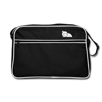 Grandma and Child HAARZO - Retro Bag - black/white - Front
