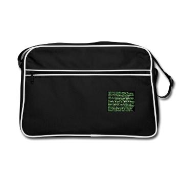Steppenwolf - Retro Bag - black/white - Front