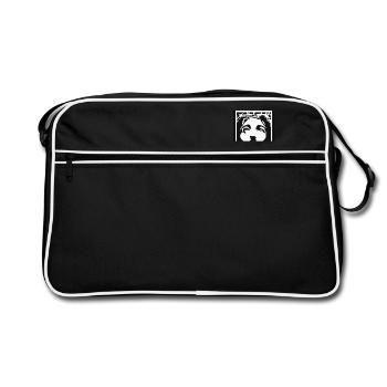 Faith black / white / red - Retro Bag - black/white - Front