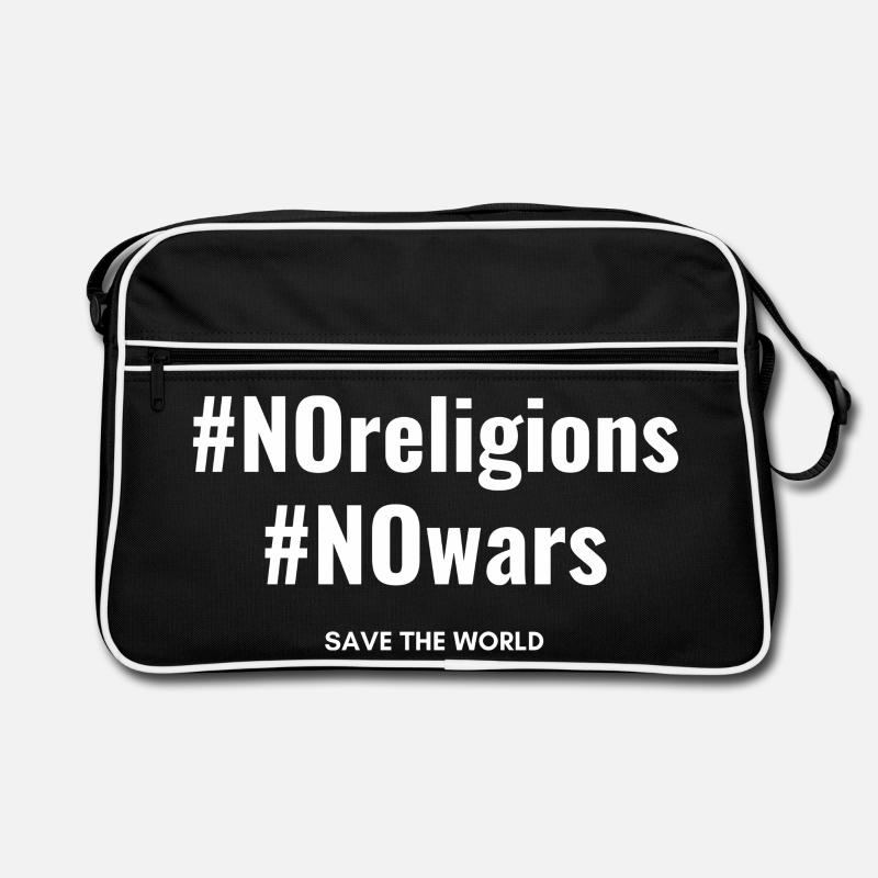 Pas de religions, pas de guerres Sac Retro