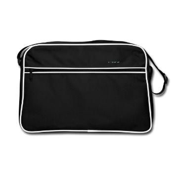 Hippie fun - Retro Bag - black/white - Front