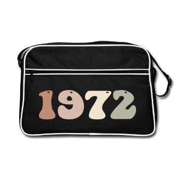 1972 - Sac Retro - noir/blanc - Devant